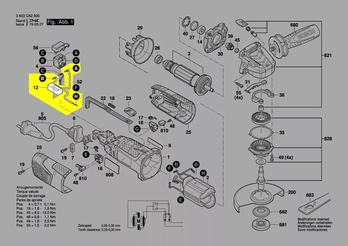 Condensateur antiparasitaire réf. 2 609 007 029 Bosch